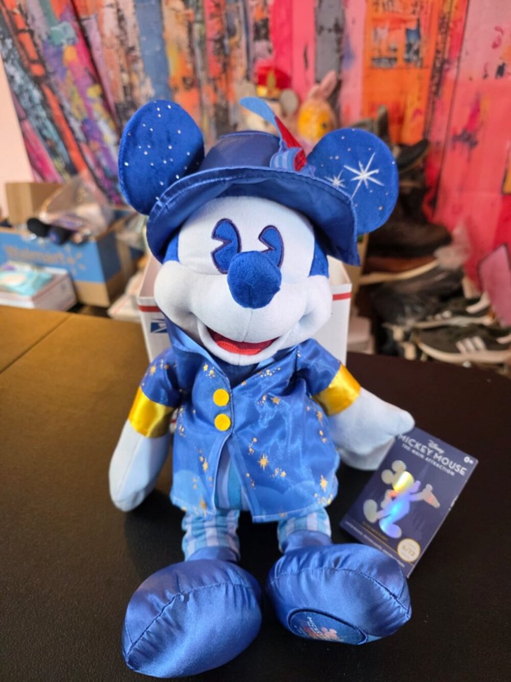 Disney 50th Anniversary Mickey Main Attraction Peter Pan Flight Plush Limited